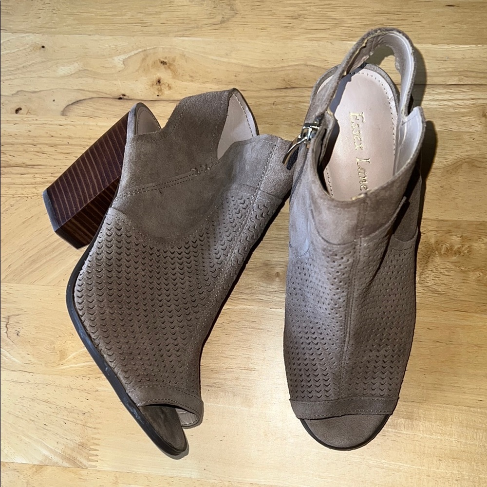 Essex Lane Faux Suede Ankle Boots